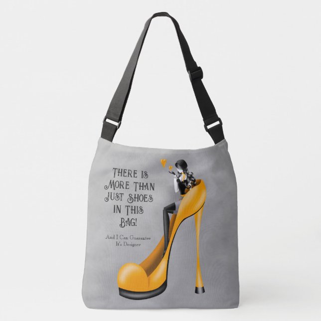 Sac Ajustable Custom Slogan Fashionable Lady in Stiletto (Devant)