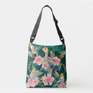 Sac Ajustable Cute Cockatiel Parrot Motif Vintage