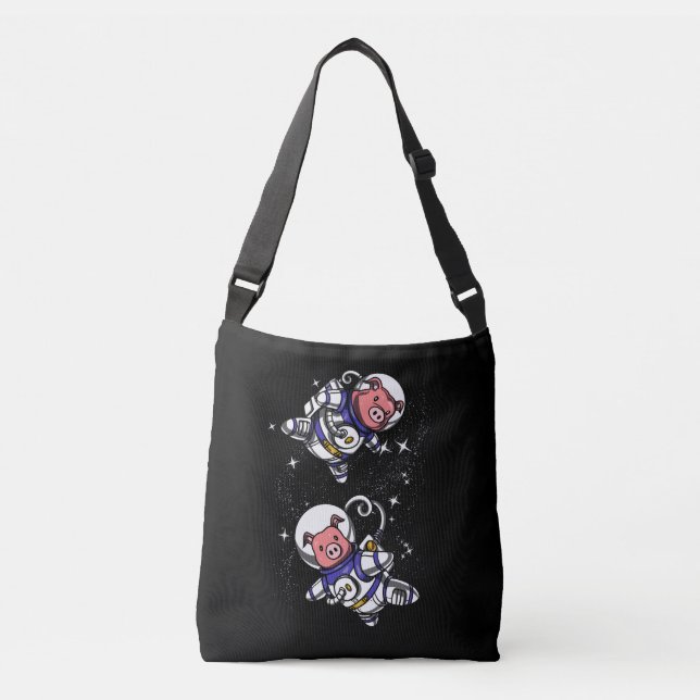 Sac Ajustable Cute Pig Astronauts de l'espace Animaux de ferme a (Devant)