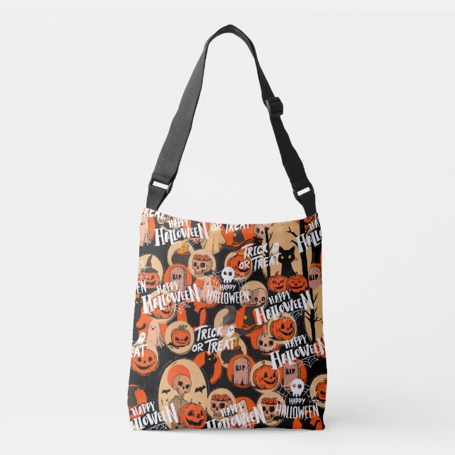 Sac Ajustable  Cute & Scary Halloween Spooky vibes  (Devant)