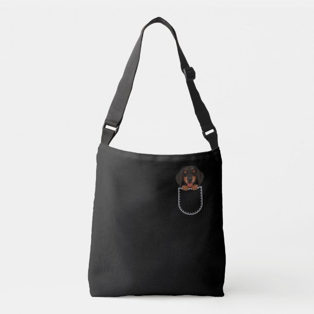 Sac Ajustable Dachshund Dans La Poche Du Sein (Devant)