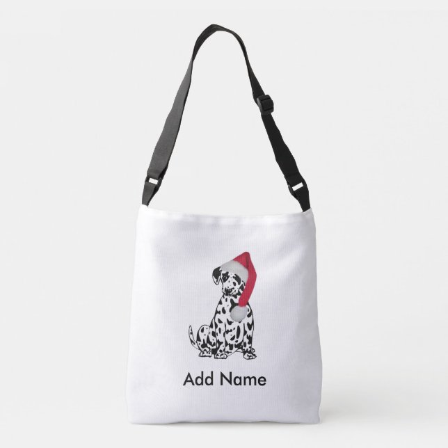 Sac Ajustable Dalmatien de Noël Personnalisé (Dos)