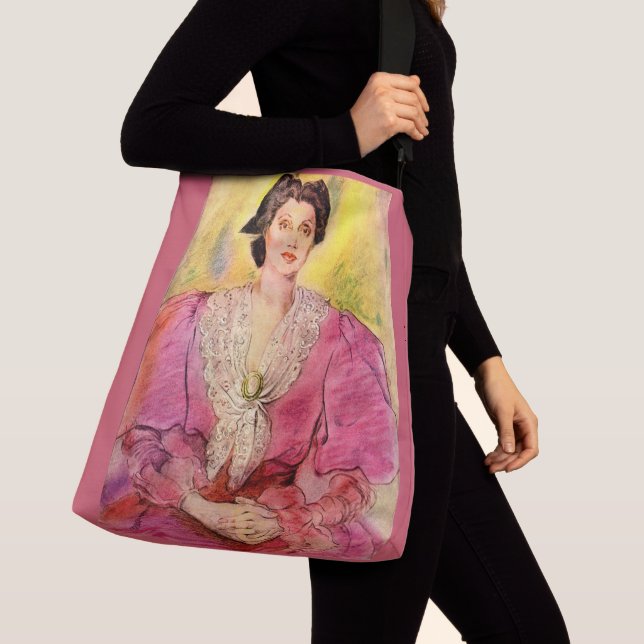Sac Ajustable dame rose (De près)