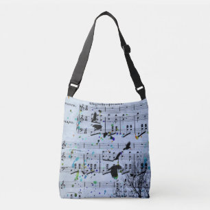 Sac Ajustable Dans Les Corbeaux De Musique