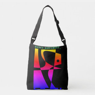 Sac Ajustable DANSE_DIFFÉRENT_ Arc-en-ciel noir