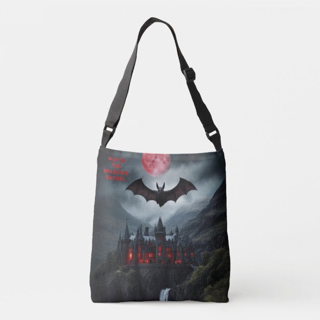 Sac Ajustable Dark Romance Vampire Book Club Ajouter Nom Cadeau (Dos)