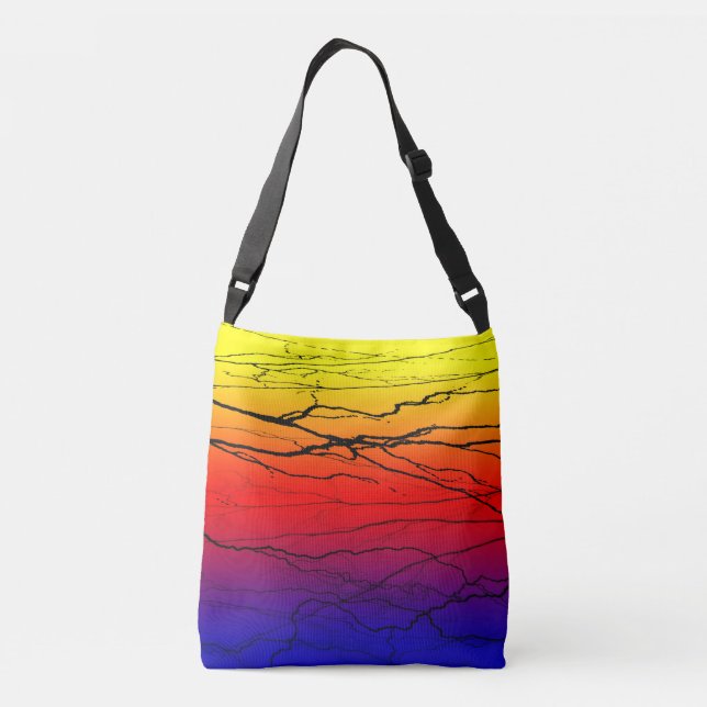 Sac Ajustable Dégradé Abstrait (Dos)