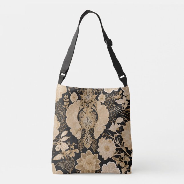 Sac Ajustable Dentelle beige florale Art Ai (Dos)