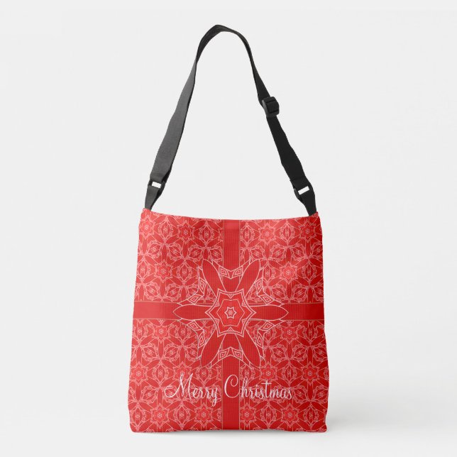 Sac Ajustable Dentelle Rouge De Vacances Liée Au Ruban (Dos)