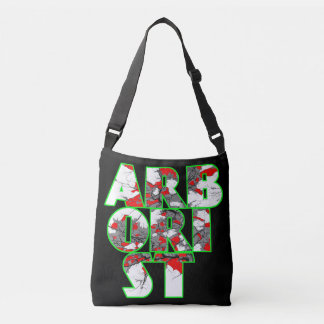 Sac Ajustable Design de texte Cool arboriste vert et rouge
