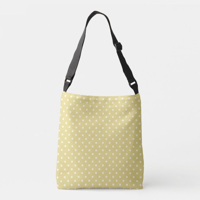 Sac Ajustable Design pois crème sur vert (Dos)