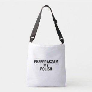 Sac Ajustable Désolé ma langue polonaise