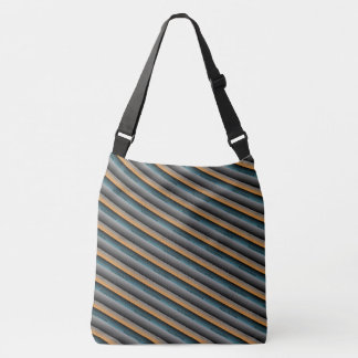 Sac Ajustable Dessin abstrait MODERNE en vert noir gris clair