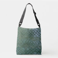 Détail en relief en faux cuir turquoise profond