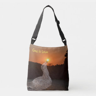 Sac Ajustable Dieu est l'amour coucher de soleil