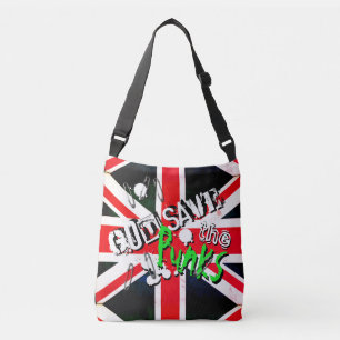 Sac Ajustable Dieu sauve l'Union Jack de la punk's Not Dead Grun