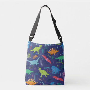 Sac Ajustable Dinosaures Palms Tropical Vintage Motif