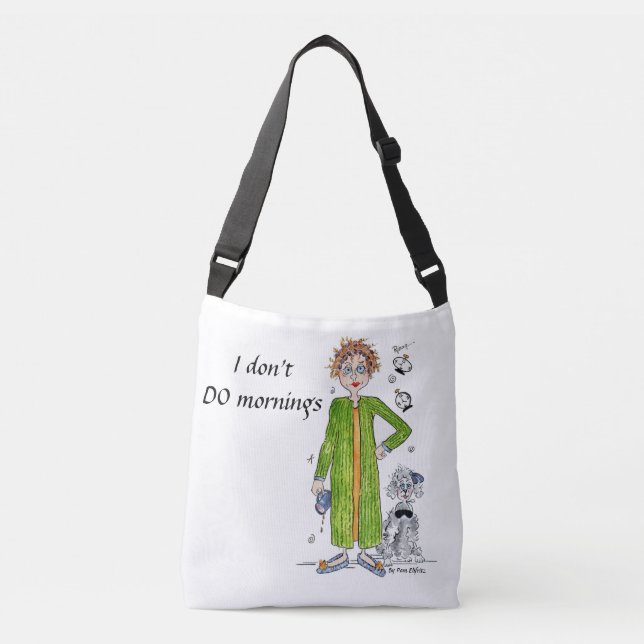 Sac Ajustable Dire que je ne fais pas de caricature matinale (Devant)