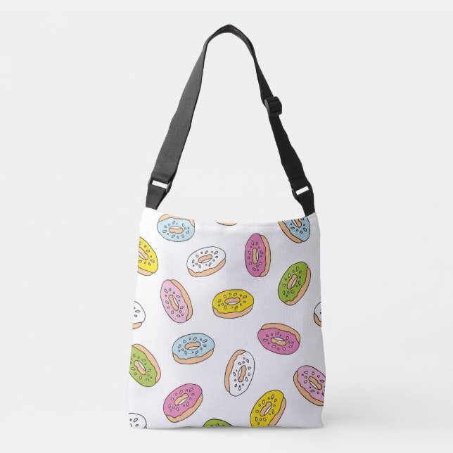 Sac Ajustable Doodle beiguts motif, design sans soudure. (Devant)