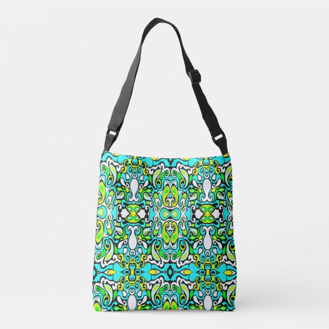 Sac Ajustable doodle pivotant rétro 60s les années 70 style vint