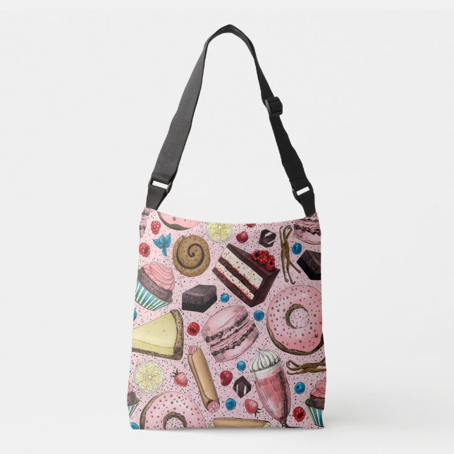 Sac Ajustable Douceurs sur rose (Devant)