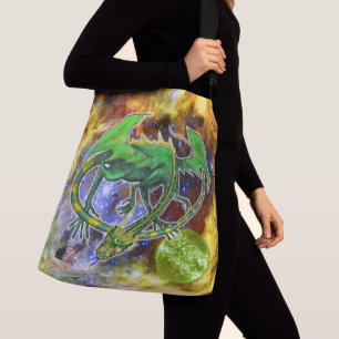 Sac Ajustable Dragon Cosmique Émeraude