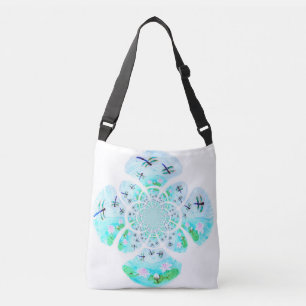 Sac Ajustable Dragonfly Waterlily Flowers Floral Nature