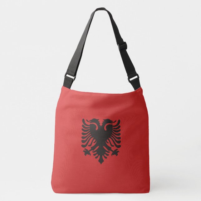 Sac Ajustable Drapeau albanais partout (Devant)