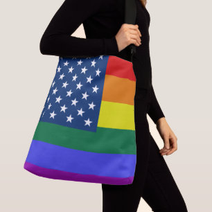 Sac Ajustable Drapeau américain LGBT Pride avec étoiles