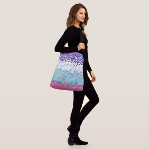 Sac Ajustable Drapeau de fierté multisexuel funky trippy ondulé