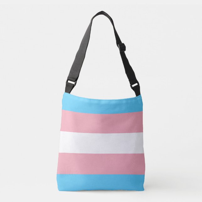 Sac Ajustable Drapeau de la fierté transgenre (Devant)