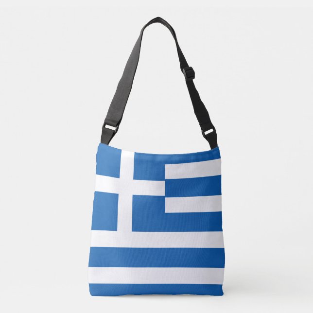 Sac Ajustable Drapeau de la Grèce (Devant)