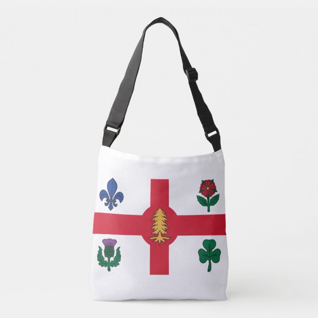 Sac Ajustable Drapeau de Montréal (Québec) (Devant)