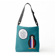 Drapeau Français Parler de Mme Penguin Personnalis