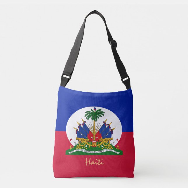 Sac Ajustable Drapeau haïtien & mode Haïti, shopping /sports (Devant)