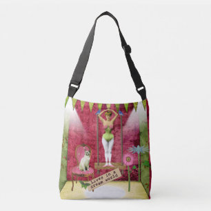 Sac Ajustable Dream World Vintage Funky Ballerina Altered Art