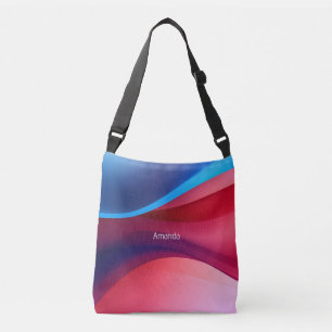 Sac Ajustable École abstraite bleu foncé violet