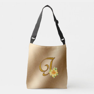 Sac Ajustable Elégant Floral Gold J