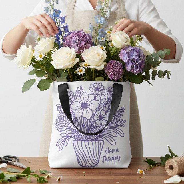 Sac Ajustable  Elegant modern canvas create your own for her  (Créateur téléchargé)