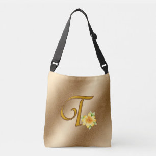 Sac Ajustable Élégant or floral T