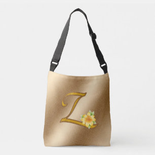 Sac Ajustable Élégant or floral Z
