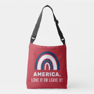 Sac Ajustable Élégant Patriotic American Rainbow USA 4 juillet