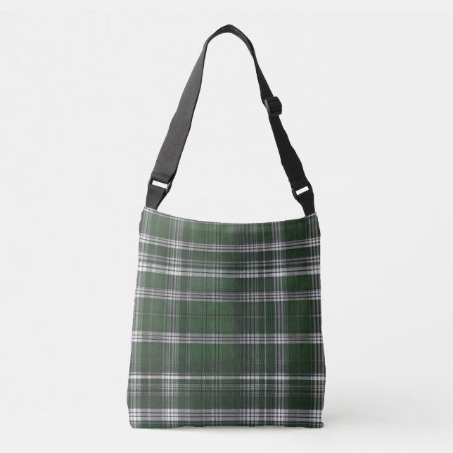 Sac Ajustable Elégant tartan vert (Devant)