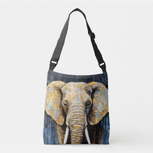 Sac Ajustable Eléphant Animal Art Décor Peinture Mosaïque
