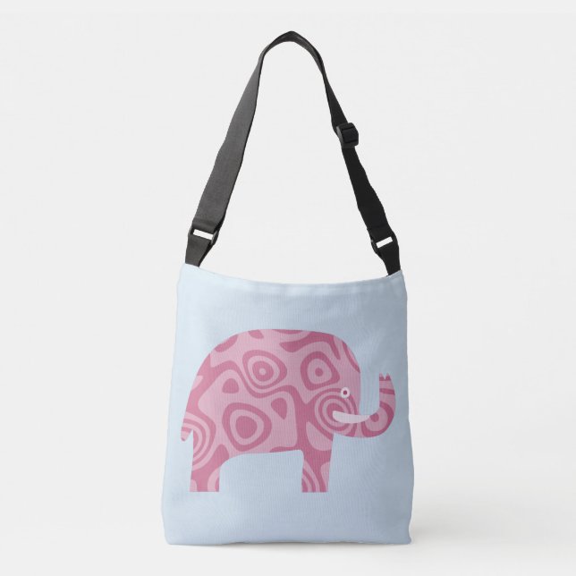 Sac Ajustable Eléphant rose (Devant)