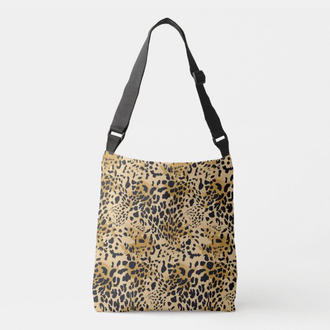 Sac Ajustable Empreinte de léopard Luxury Fourre-tout (Devant)