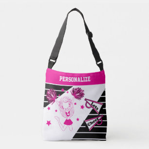 Sac Ajustable Encourageons la fille de pom-pom girl de roses