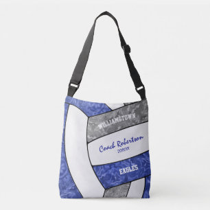 Sac Ajustable équipe bleue gris couleurs filles volley-ball entr