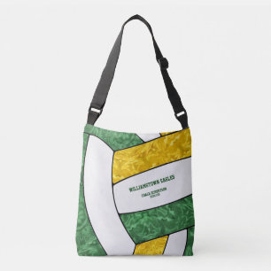 Sac Ajustable équipe d'or vert couleurs volleyball entraîneur