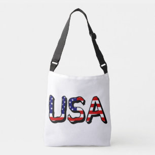 Sac Ajustable États-Unis superposé sur le drapeau américain c